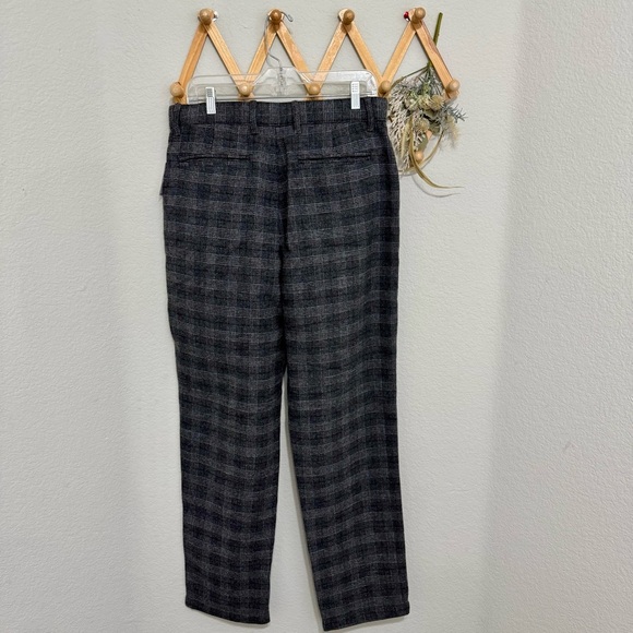 NWT! GAP Men’s Wool Blend Plaid Relaxed Trousers Pants Size 31x32 - Picture 5 of 9